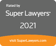 Rated by Super Lawyers 2021 | visit SuperLawyers.com
